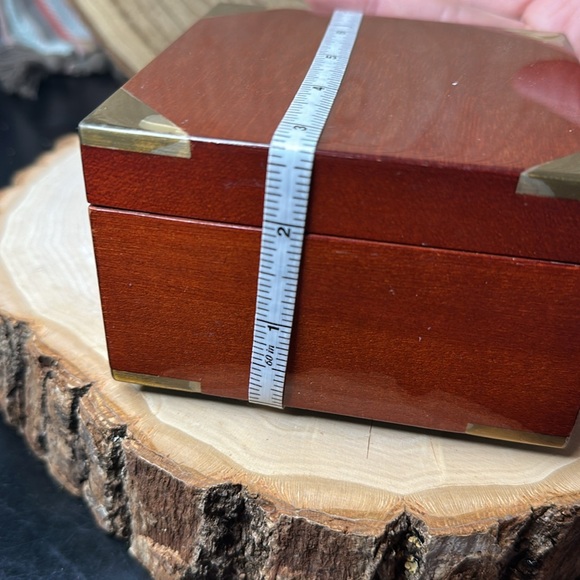 Tiffany & Co Wooden Desk Clock with Gold Accents - AS IS - Working Battery - Picture 13 of 13